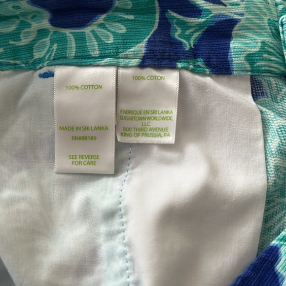Lilly Pulitzer Bay Blue Coasting The Buttercup Scallop
Hem Shorts - Picture 5 of 5